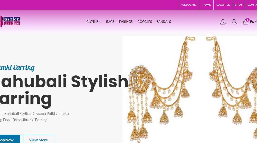 Fashionparadisenepal.com- E commerce Website