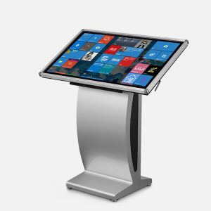 Smart Kiosk with demo screen displaying product information