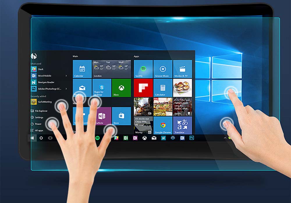 10-point multi-touch technology
